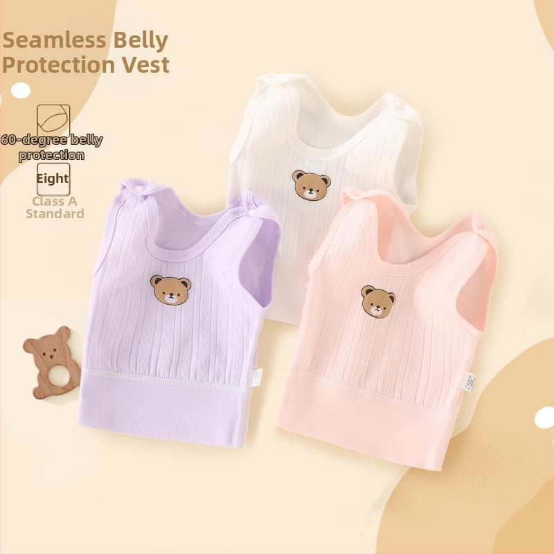 Νεογέννητο πλεκτό χωρίς μανίκια γιλέκο από βαμβάκι, με ρυθμιζόμενες αγκράφες στους ώμους, 100% βαμβάκι, μαλακή υφή