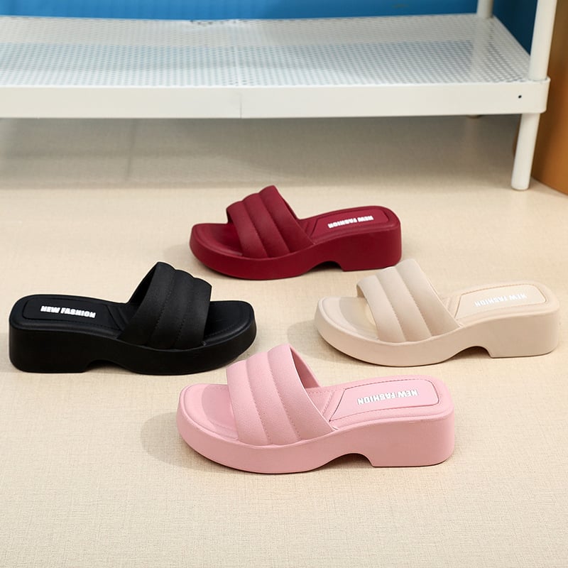 CZFEYUE ženske sandale s debelim petom i platformom, gornji dio PVC, đon PVC, kvadratni vrh prsta, bez podstave