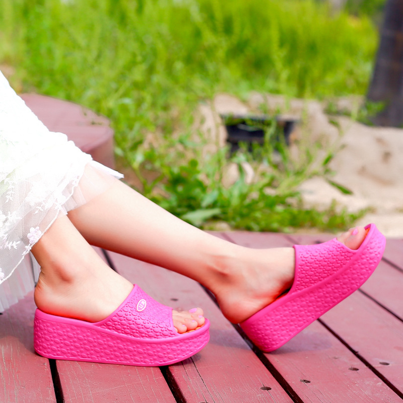 Ženske sandale s debelim potplatom, platforma, EVA gornji dio, korejskog stila