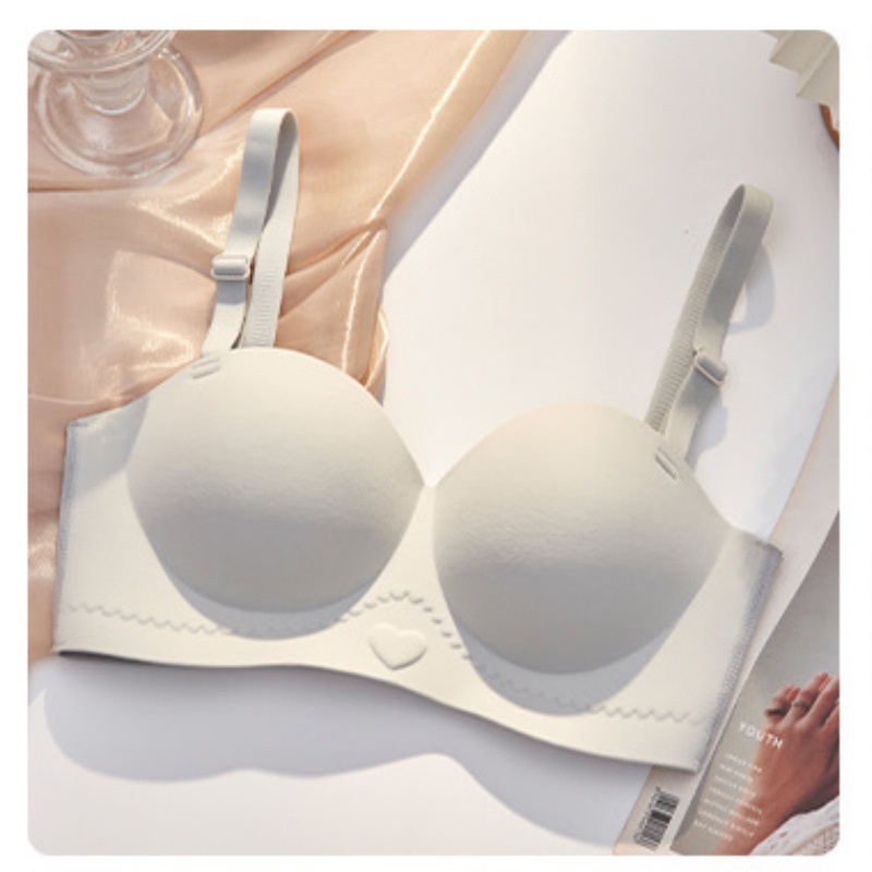 Σουτιέν χωρίς τιράντες, χωρίς ραφές, 3/4 κύπελλο, αποσπώμενες διπλές τιράντες, αντιολισθητικό πίσω κούμπωμα με τρεις σειρές, ύφασμα νάιλον
