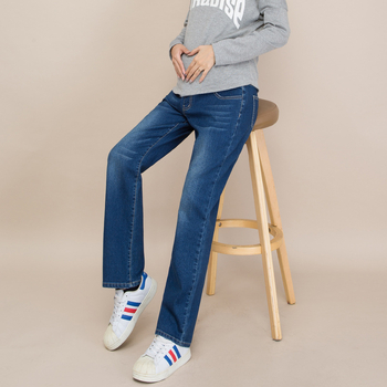 Trudničke hlače – visoki pojas, ležernog ravnog kroja, pamutna smjesa 70% pamuka, potpora trbuha