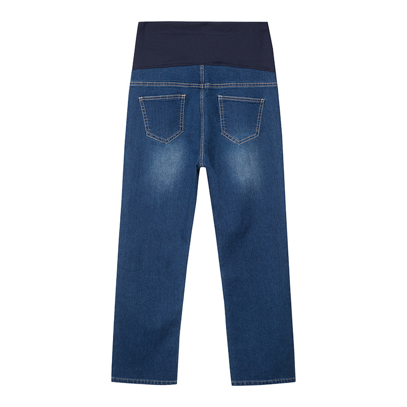 Trudničke hlače – visoki pojas, ležernog ravnog kroja, pamutna smjesa 70% pamuka, potpora trbuha