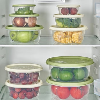 Kutija za očuvanje svježine, okrugla, 1-2L, PP materijal, kompatibilna s mikrovalnom pećnicom