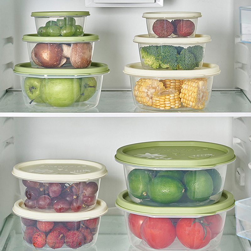 Kutija za očuvanje svježine, okrugla, 1-2L, PP materijal, kompatibilna s mikrovalnom pećnicom