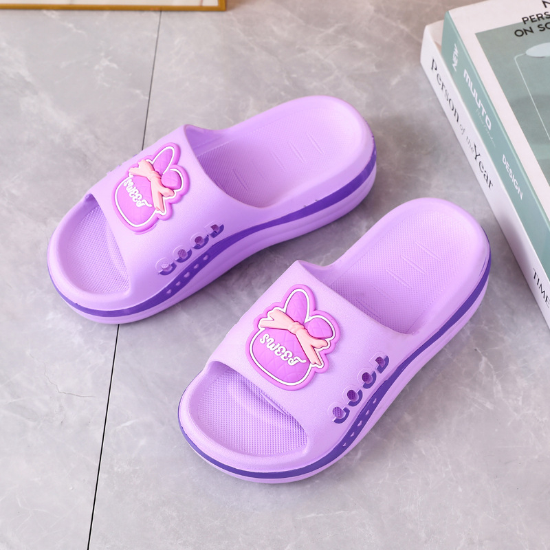 Papuče s debelim potplatom, plastični gornji dio, PVC potplat, okrugla špička, casual stil, proljeće 2025