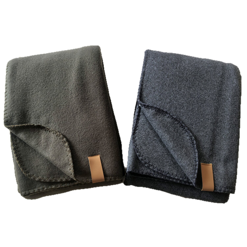 Πλεκτή κουβέρτα - Γεωμετρικό σχέδιο, Πολυεστερική ίνα, Jungle Textile, Για όλες τις εποχές