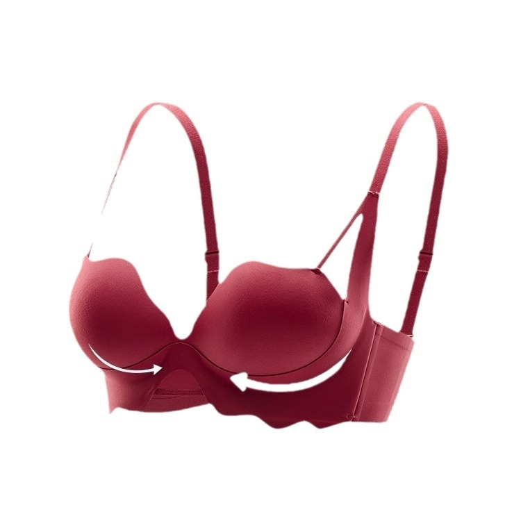 Női fehérnemű készlet - 3/4-es kosár, formázott kosár vékony felső résszel és vastag alsó résszel, fő anyag nylon, bélés spandex, rögzített dupla vállpántok