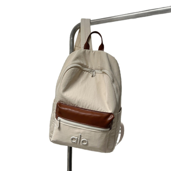 Unisex nylon ruksak za svakodnevnu uporabu, minimalistični ruksak za laptop, pogodan za 10-inčni laptop, kapacitet ispod 20 L, zakrivljene naramenice, poliesterska podstava