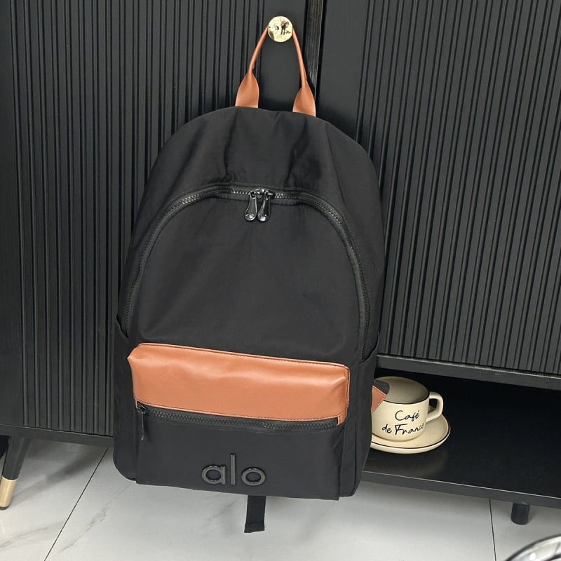 Unisex nylon ruksak za svakodnevnu uporabu, minimalistični ruksak za laptop, pogodan za 10-inčni laptop, kapacitet ispod 20 L, zakrivljene naramenice, poliesterska podstava