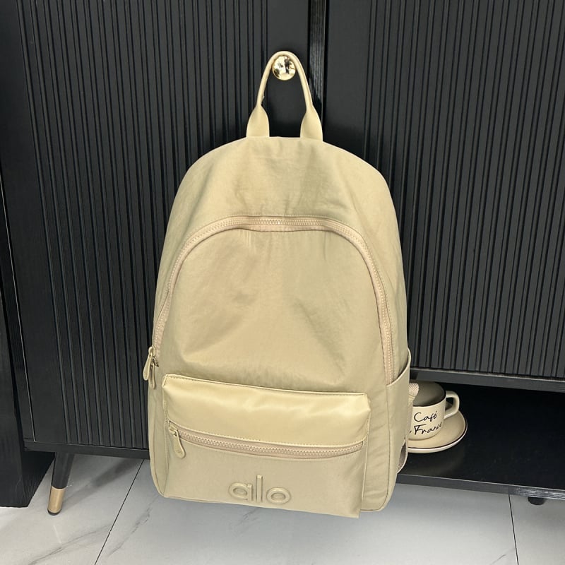 Unisex nylon ruksak za svakodnevnu uporabu, minimalistični ruksak za laptop, pogodan za 10-inčni laptop, kapacitet ispod 20 L, zakrivljene naramenice, poliesterska podstava