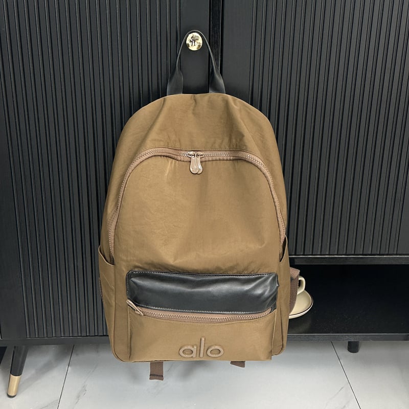 Unisex nylon ruksak za svakodnevnu uporabu, minimalistični ruksak za laptop, pogodan za 10-inčni laptop, kapacitet ispod 20 L, zakrivljene naramenice, poliesterska podstava