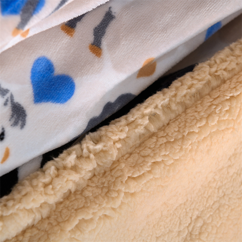 Φλανελ κουβέρτα Yunhe – σχέδιο anime, πολυεστέρας, τέσσερις εποχές, μοντέρνο μινιμαλιστικό στυλ