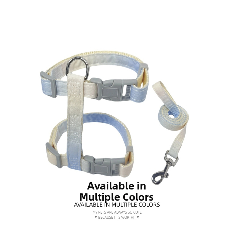 Lesă și ham pentru pisici, în formă de I, anti-evadare - nailon