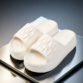 Ženske EVA sandale s debelom potplatom i visokim petama, okrugli vrh prsta, EVA gornji dio/unutarnji dio/podloga, ljeto 2025