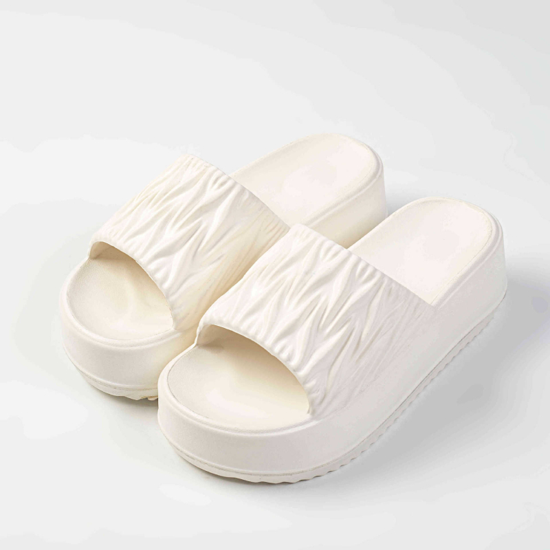 Ženske EVA sandale s debelom potplatom i visokim petama, okrugli vrh prsta, EVA gornji dio/unutarnji dio/podloga, ljeto 2025