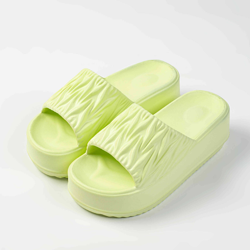 Ženske EVA sandale s debelom potplatom i visokim petama, okrugli vrh prsta, EVA gornji dio/unutarnji dio/podloga, ljeto 2025