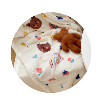 LANLIAN κασμίρ κουβέρτα με 3D ψηφιακή εκτύπωση, βάρος 1000–1499 g, χειμερινή