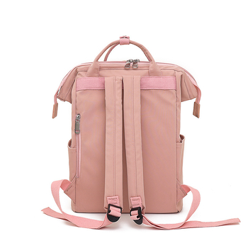 Batoh pre ženy s karikatúrnym medveďom, nylon, kapacita 20–35L, priedušný, proti krádeži