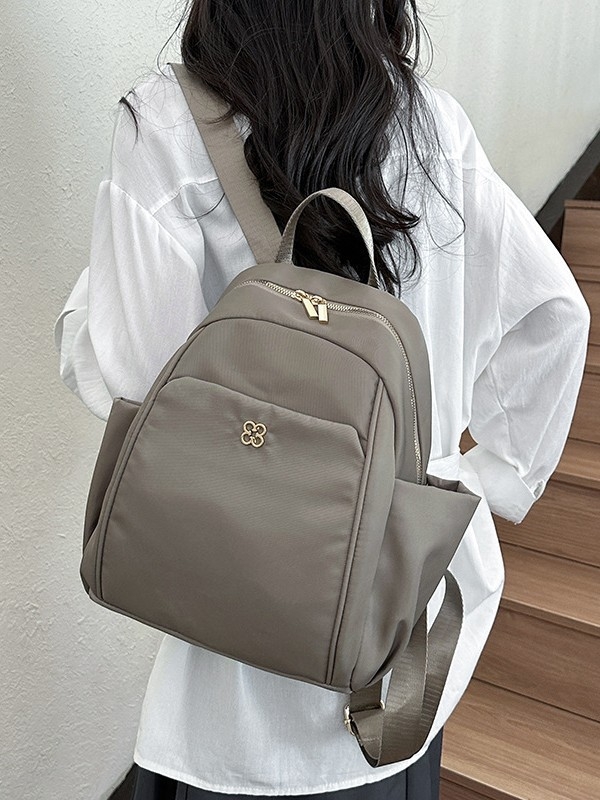 Unisex ruksak od najlona sa zatvaračem, vodootporan, džep za telefon