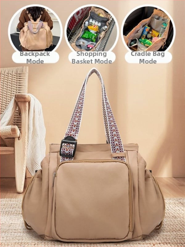 Бебешка пътна раница – нейлон външен материал, подплата полиестер, цип за затваряне, 3D дизайн, намаляване на тежестта