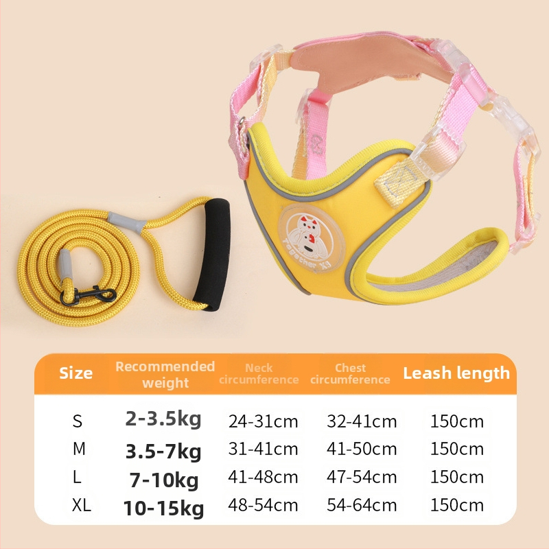 Lesă universală anti-evadare pentru pisici și câini, poliester, brand Meow and, origine Zhejiang, categorie: curea de tracțiune