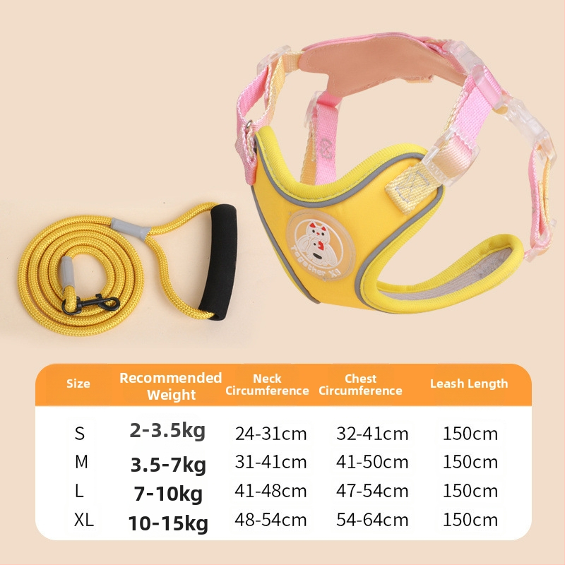 Lesă universală anti-evadare pentru pisici și câini, poliester, brand Meow and, origine Zhejiang, categorie: curea de tracțiune