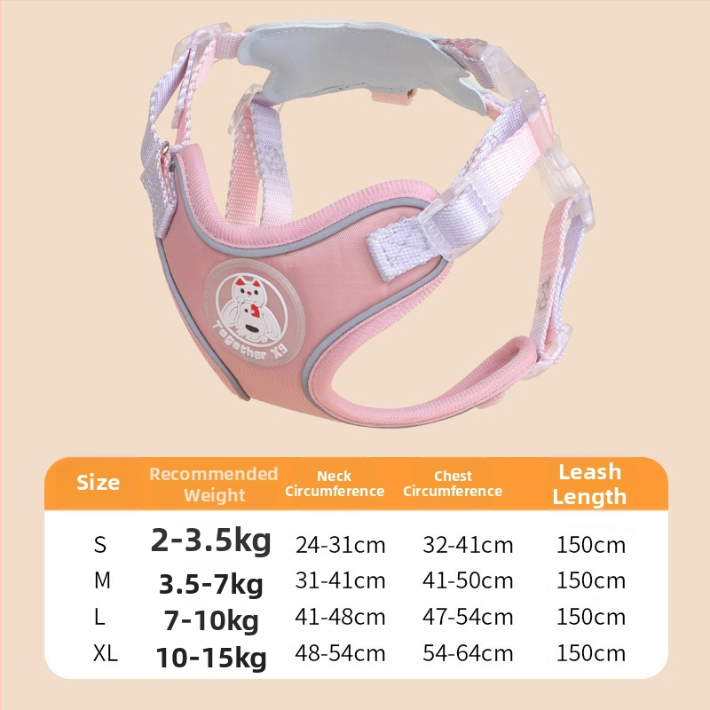 Lesă universală anti-evadare pentru pisici și câini, poliester, brand Meow and, origine Zhejiang, categorie: curea de tracțiune