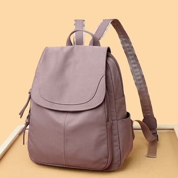 Раница със стил минималистичен лукс от Oxford плат, цип, подплата полиестер — марка Suddenly Beautiful