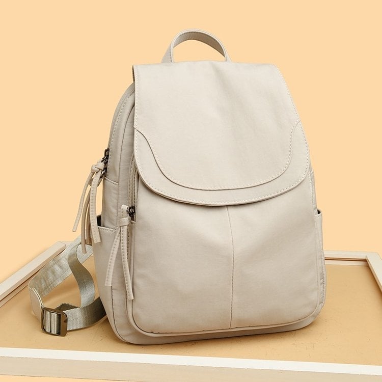 Раница със стил минималистичен лукс от Oxford плат, цип, подплата полиестер — марка Suddenly Beautiful