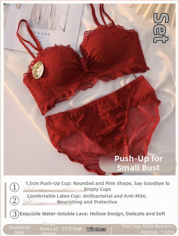 Δαντελένιο σουτιέν χωρίς μεταλλική ράβδο, 3/4 cup, μεσαίο σχήμα καλουπώματος, αφαιρούμενες διπλές τιράντες