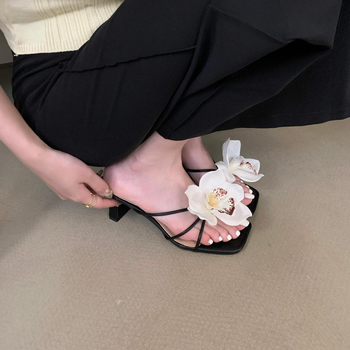 Rimske sandale Clip-Toe, s jednim remenom PU gornja, gradski stil, ljeto 2025, šifra Law ly b26-1