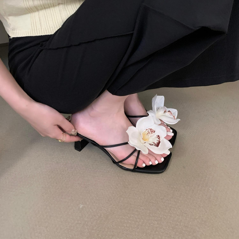 Rimske sandale Clip-Toe, s jednim remenom PU gornja, gradski stil, ljeto 2025, šifra Law ly b26-1