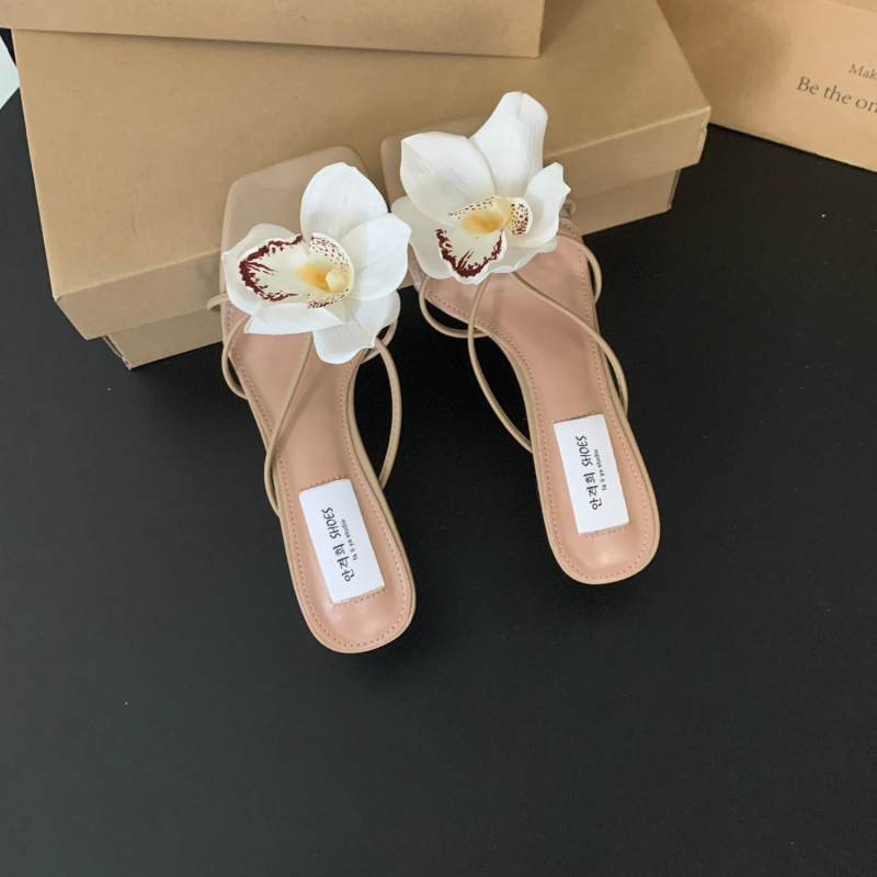 Rimske sandale Clip-Toe, s jednim remenom PU gornja, gradski stil, ljeto 2025, šifra Law ly b26-1