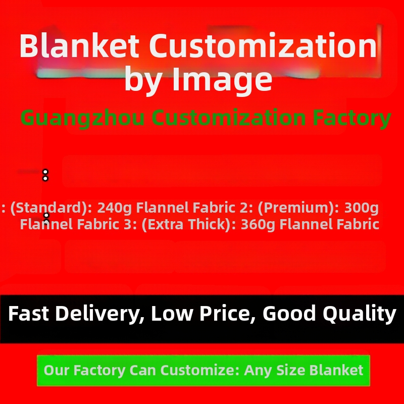 Κουβέρτα φλανέλ με σχέδιο κινούμένων σχεδίων, πολυεστερική ίνα, 300–500 g, παραμετροποίηση επεξεργασίας