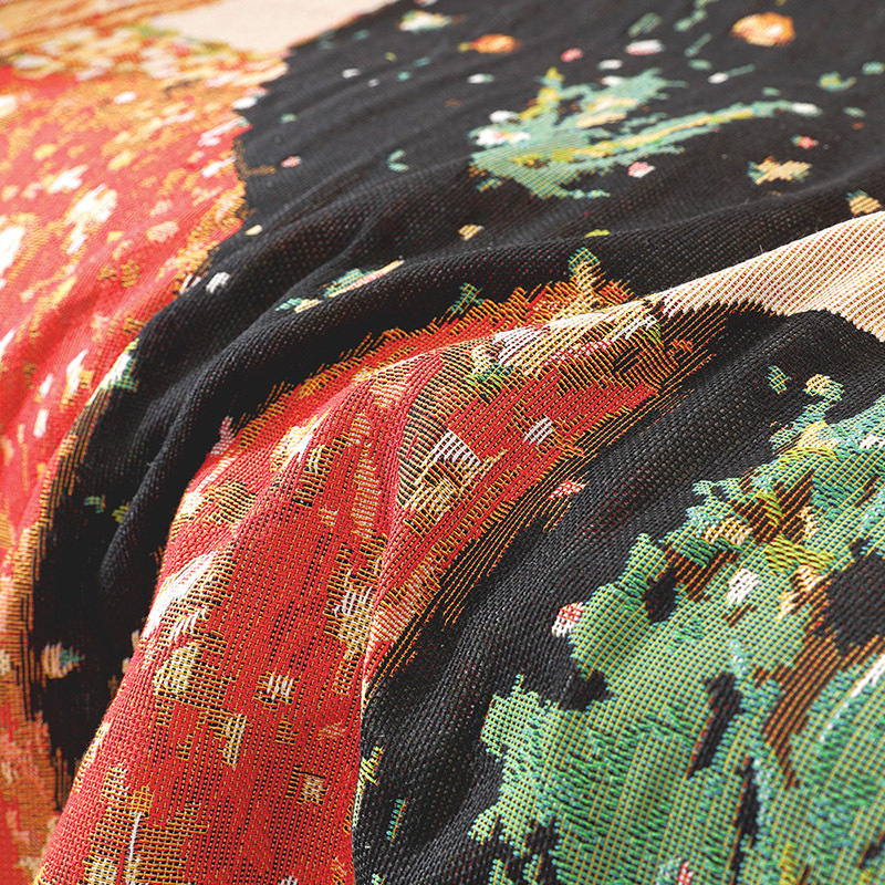 Pătură Jacquard Tapiserie - Poliester, 1000–1499 g, Model desen animat, Stil pastoral