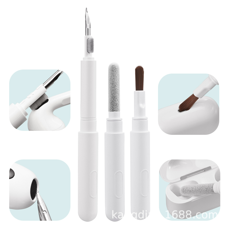 Bluetooth headset tisztító toll — univerzális tisztító ecset számítógépekhez, telefonokhoz, notebookokhoz és digitális kamerákhoz; anyag ABS; modell Bluetooth headset cleaning pen; Funkció: tisztítás