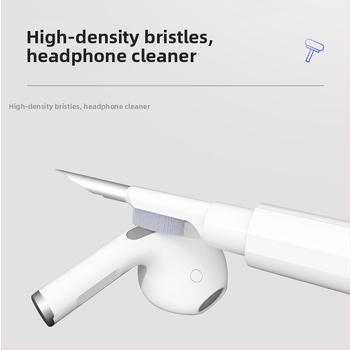 Bluetooth fülhallgató tisztító toll — univerzális kompatibilitás; műanyag test; modell Q2; súly 14,7 g; Funkció: fülhallgatók, mobiltelefonok és egyéb elektronikus eszközök tisztítása; 1 év garancia