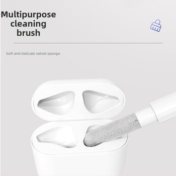 Bluetooth fülhallgató tisztító toll — univerzális kompatibilitás; műanyag test; modell Q2; súly 14,7 g; Funkció: fülhallgatók, mobiltelefonok és egyéb elektronikus eszközök tisztítása; 1 év garancia