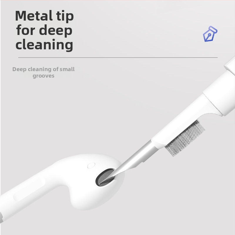 Čistiaci pero pre Bluetooth slúchadlá — univerzálna kompatibilita; plastové telo; model Q2; hmotnosť 14,7 g; Funkcia: čistenie slúchadiel, mobilných telefónov a ďalších elektronických zariadení; 1-ročná záruka