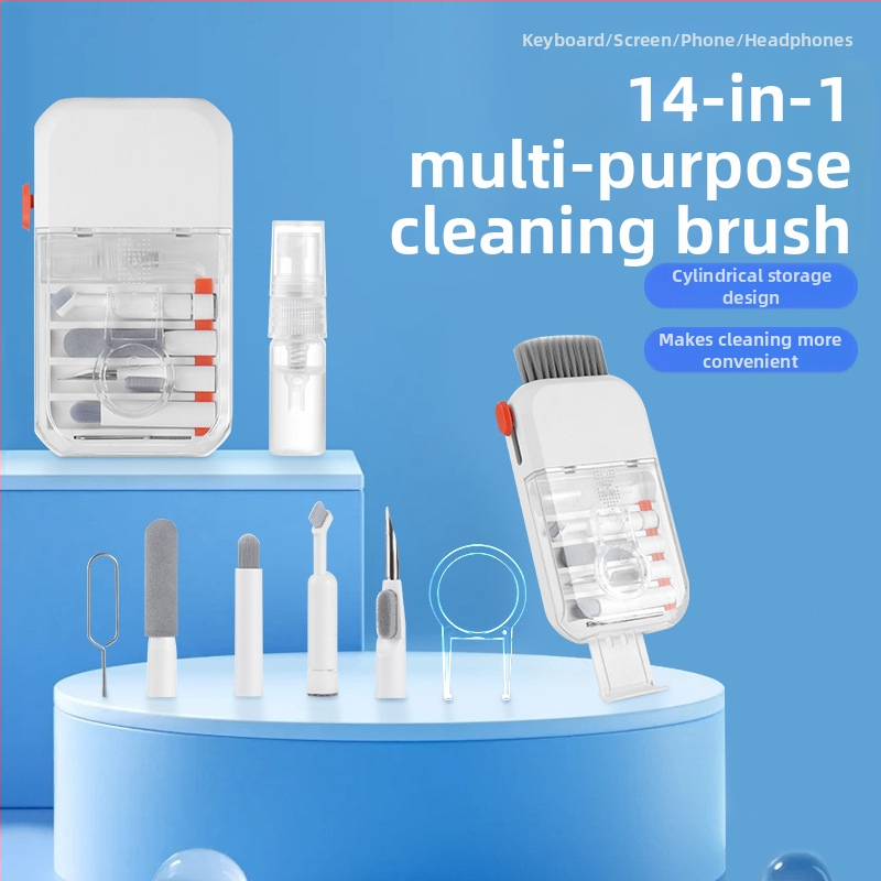 Q14 čistiaca súprava, 14-in-1 ABS sada pre notebooky, mobilné telefóny a tablety