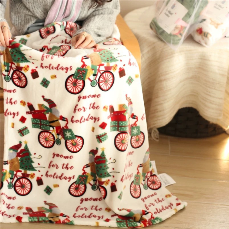 Κουβέρτα από πολυεστέρα κοραλλ φλίς, 230 g, άνοιξη και φθινόπωρο, μοντέρνο μινιμαλιστικό στυλ