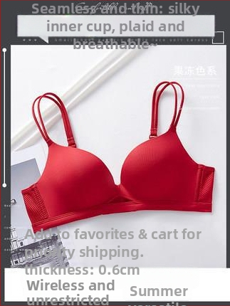 Cartoon Σετ γυναικείου εσωρούχου χωρίς ραφές — βασικό ύφασμα νάιλον με επένδυση από σπάντεξ; λεπτές διαμορφωμένες cups; σταθερά διπλά λουριά ώμου; διπλοί αγκράφες στην πλάτη; αναπνέει, push-up, anti-sag