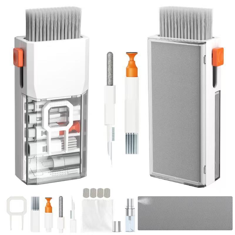 Tisztítókészlet — többfunkciós tisztító toll és kefés készlet telefonokra, tabletekre, billentyűzetekre és képernyőkre — Modell 09