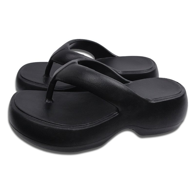Ženske flip-flop sandale s debelim potplatom za ljeto, EVA gornji dio; EVA unutarnji dio; EVA potplata; oblik prsta: Herringbone