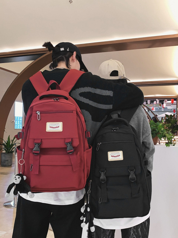 Školska ruksak, unisex, gradski minimalistički stil, najlon, 20–35 L, pogodna za 14-inčni prijenosnik