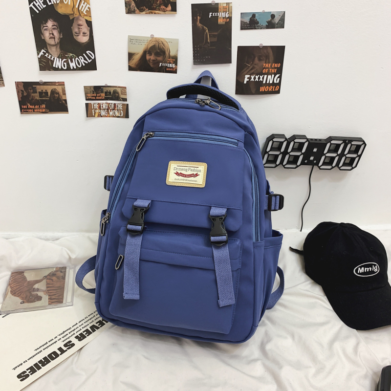 Školska ruksak, unisex, gradski minimalistički stil, najlon, 20–35 L, pogodna za 14-inčni prijenosnik