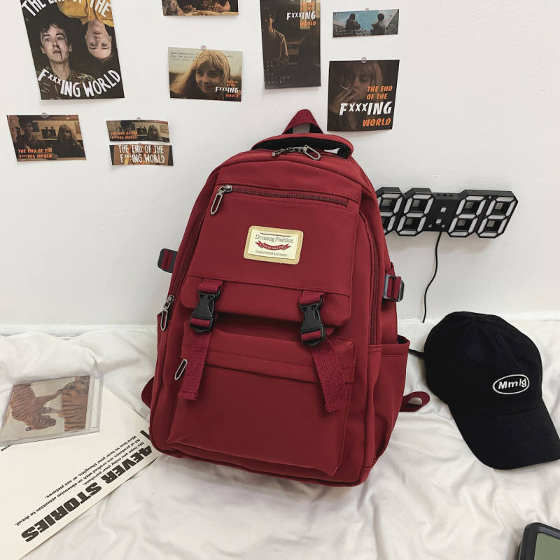 Školska ruksak, unisex, gradski minimalistički stil, najlon, 20–35 L, pogodna za 14-inčni prijenosnik