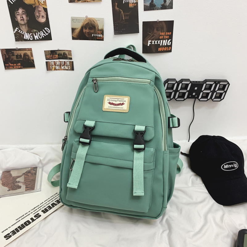 Školska ruksak, unisex, gradski minimalistički stil, najlon, 20–35 L, pogodna za 14-inčni prijenosnik