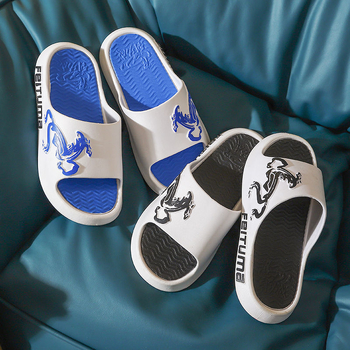 Пантофи | Унисекс, корейски стил, PVC горна част и PVC подметка, инжекционна технология на подметката, отворен пръст, летни обувки