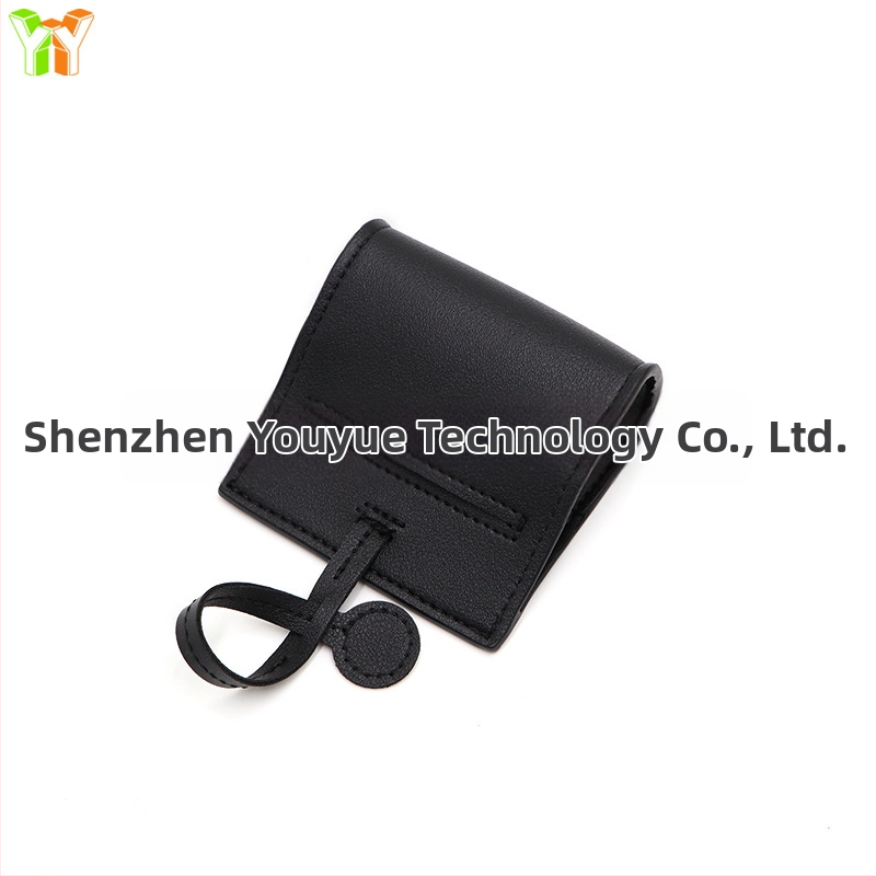 Kožená taštička na psie exkrementy, rolovaný štýl, hrubšia konštrukcia